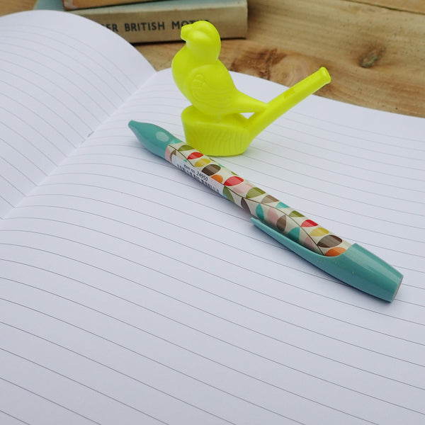 Ducking & Diving A4 Illustrated Lined Notebook