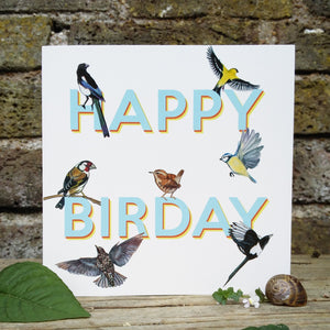 Happy Birday Blank Greetings Card