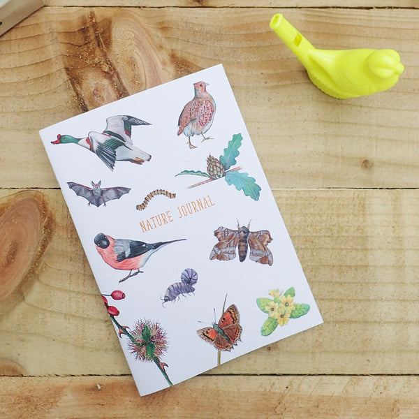 Nature Journal Illustrated Lined Notebook - Multiple Sizes