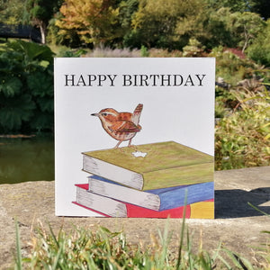 Wren Happy Birthday Greetings Card